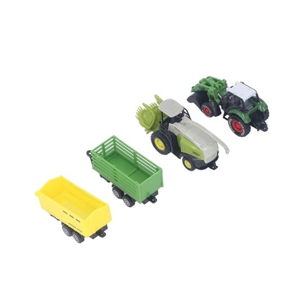 VBESTLIFE Ensemble de Jouets de Tracteur Agricole pour Enfants, avec Articulations Flexibles à échelle Réaliste, Ensemble de 