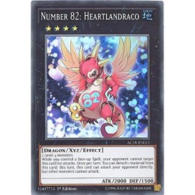Sinoeem Yu-Gi-Oh! - Numéro 82 : Heartlandraco - AC18-EN011 - Calendrier de lAvent 2018-1ère édition - Super rare