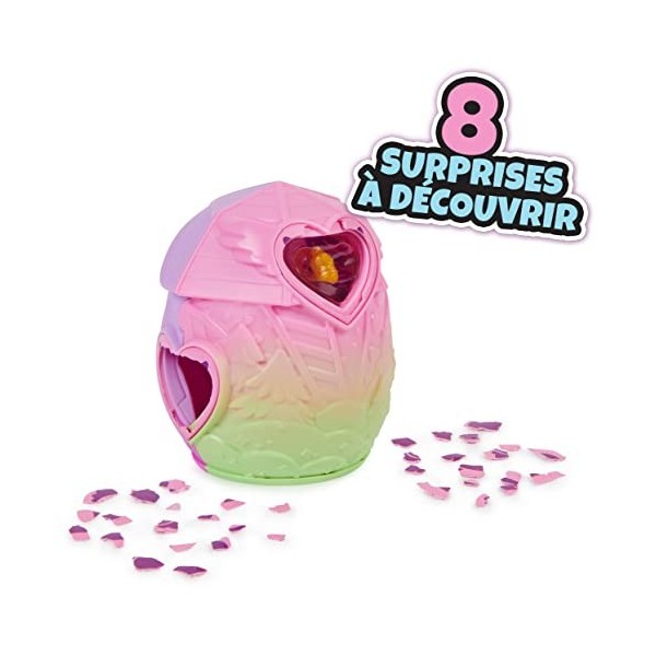 HATCHIMALS - PLAYSET MAISON 4 FAMILLE SURPRISE SAISON 2 - Coffret Inédit Figurines Hatchimals À Collectionner - Thème Famille