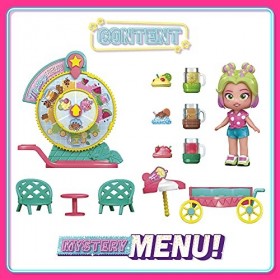 KOOKYLOOS Mystery Menu Chariot à Smoothies avec Plus de 15 Accessoires et poupée Exclusive avec 3 Expressions Amusantes, Acce