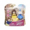 Coffret Mini Princesse : Belle et la bete + 5 Accessoires - Set Poupee pour Disney Princesse + 1 Carte Tigre