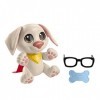 DC Comics Krypto Super Chien Figurine Chiot articulé avec Plus de 15 Sons et mélodies Amusantes et Accessoires Dont Lunettes 