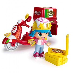 Pinypon - Livreur de Pizza, avec 1 Figurine pour Garçons et Filles de 4 à 8 ans Famosa 700014911 