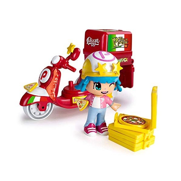 Pinypon - Livreur de Pizza, avec 1 Figurine pour Garçons et Filles de 4 à 8 ans Famosa 700014911 
