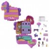 Polly Pocket Mini-Univers Coffret Piñata En Folie Avec 2 Mini-Figurines Et 14 Accessoires, Jouets De Voyage, Jouet Enfant, Dè