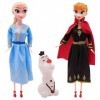 ZGCXRTO 3pcs Poupée Reine des Neiges, Neige et Glace Poupée Princesse, Princesse des Glaces Doll Set for Kids 3 and Up