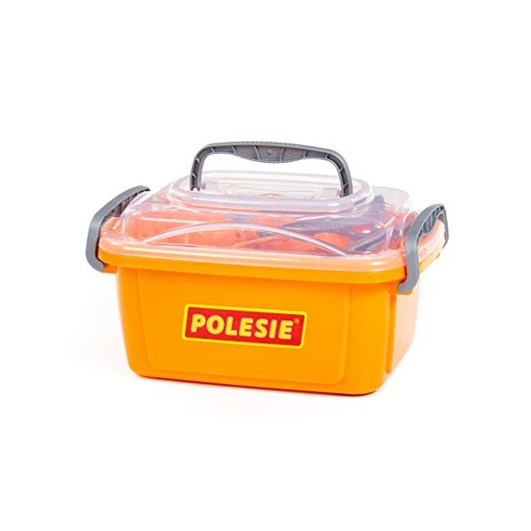 Polesie Polesie59307 Jouet Ensemble Outil en Conteneur 57-Piece 