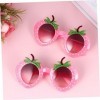 ifundom 2 Pièces Fraise Lunettes Nouveauté Partie Lunettes Coctail Lunettes Lunettes De Soleil Hawaïennes Pour Rose Drôle Lun