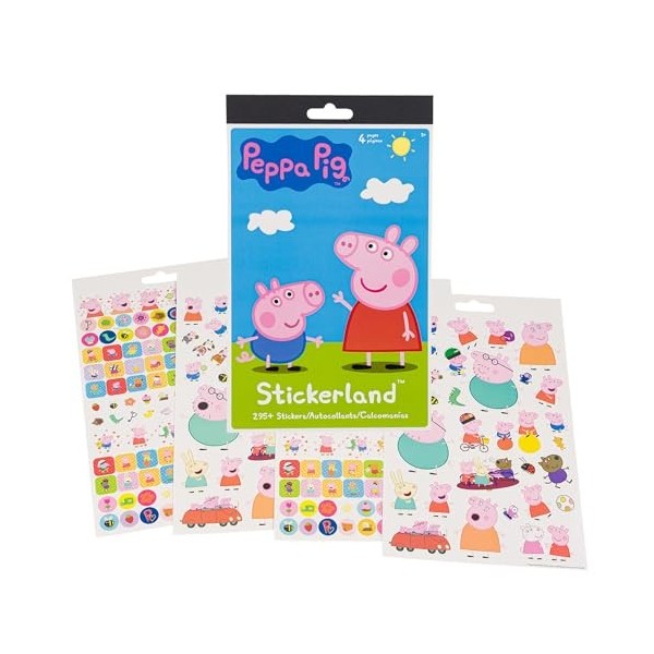 Trends Inter. Peppa Pig -Stickers stickerland 4 Sheets