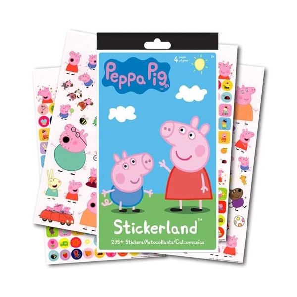 Trends Inter. Peppa Pig -Stickers stickerland 4 Sheets