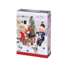 Calendrier de lavent 2022 pour baby born 43 cm fille et garcon - vetements, accessoires - mode poupee, poupon - carte en cad