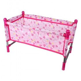 Ensemble de lit pour poupée Reborn – Berceau pour bébé avec accessoires de maison de jeu pour poupées