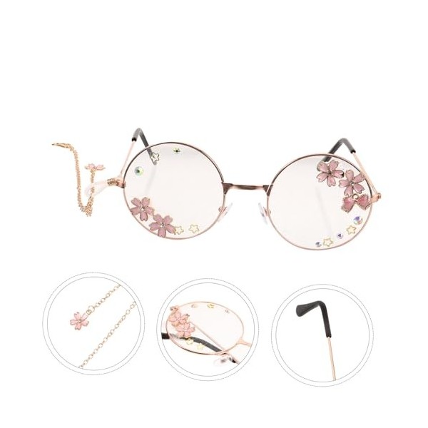 SOESFOUFU Lunettes De Fête Sur Chaînes De Lunettes Avec Pendentif Lunettes Amusantes Femmes Lunettes Kawaii Lunettes Pour Lir