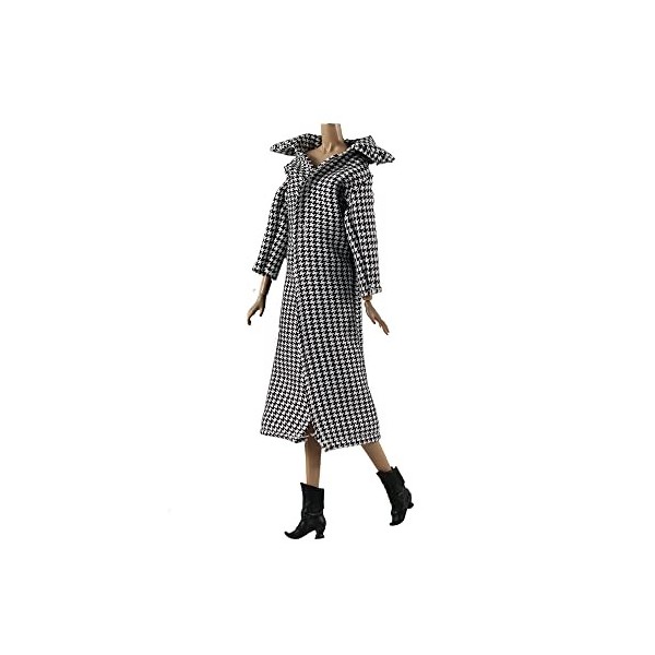 Lance Home® 5 Ensemble Rétro Vêtements dautomne Robe de Soirée Aristocratique + Chaussures De Mode Chapeau Manches pour 29cm