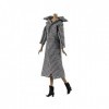 Lance Home® 5 Ensemble Rétro Vêtements dautomne Robe de Soirée Aristocratique + Chaussures De Mode Chapeau Manches pour 29cm