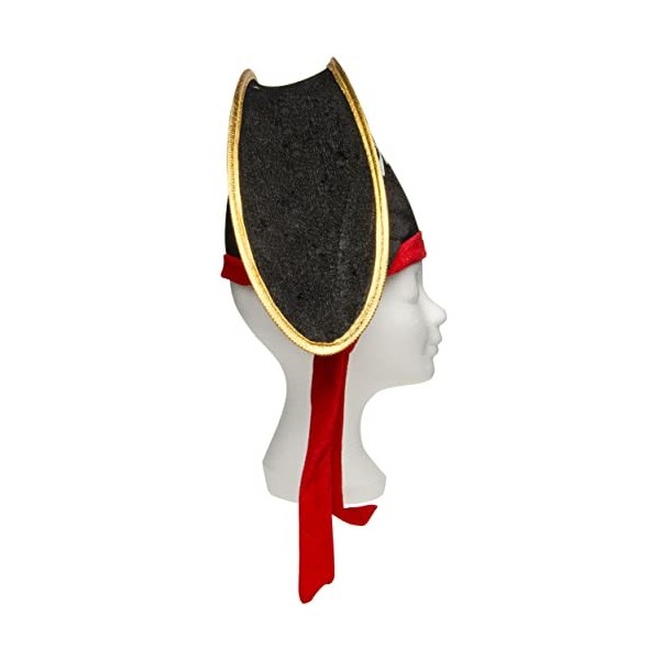 LG- Chapeau de Pirate avec Ruban Rouge Bonnets, Masques et Accessoires pour fête, li9089