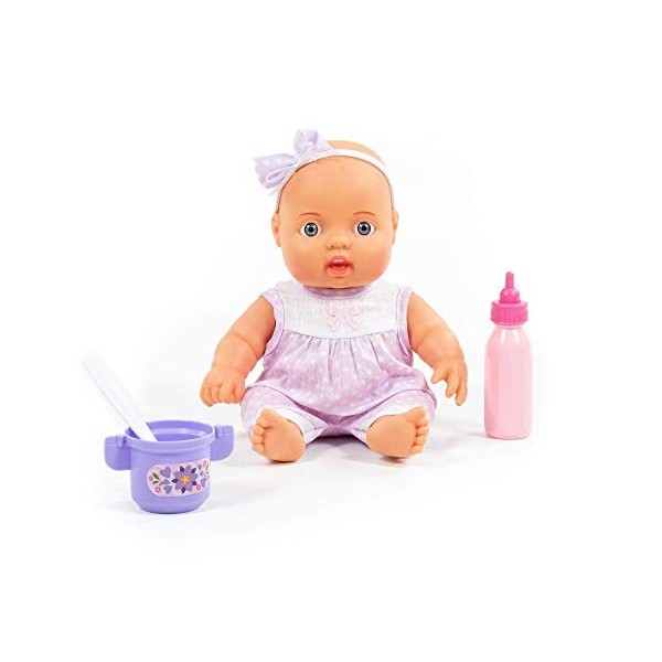 Polesie 78285 Cute Baby Doll 24 cm with Feeding Set 3 Pieces