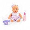 Polesie 78285 Cute Baby Doll 24 cm with Feeding Set 3 Pieces