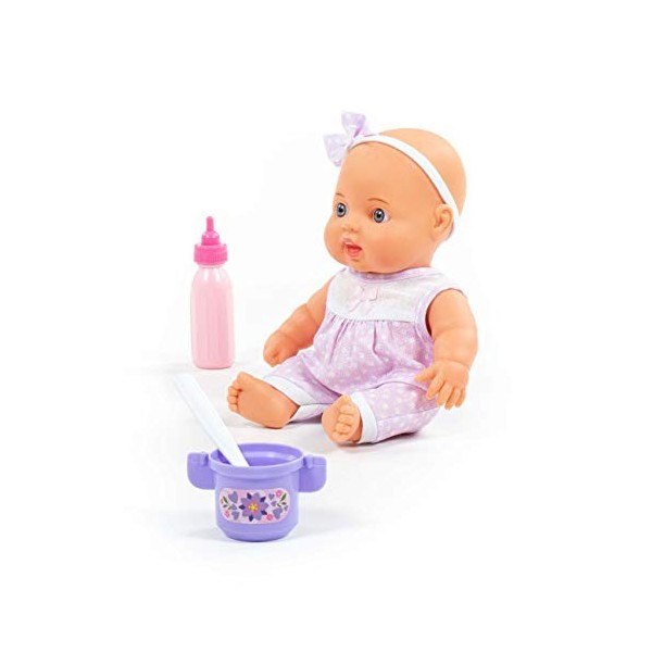 Polesie 78285 Cute Baby Doll 24 cm with Feeding Set 3 Pieces