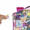 Polly Pocket Coffret Calendrier De L’Avent Maison De Pain D’Épices, Avec 2 Poupées, 25 Cadeaux Et 27 Accessoires Inclus, Joue