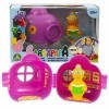 Giochi Preziosi Barbapapa - Barpapapa-Casetta Violet de Barbottina avec Peinture Florale extérieure Porte et fenêtre ouvrante