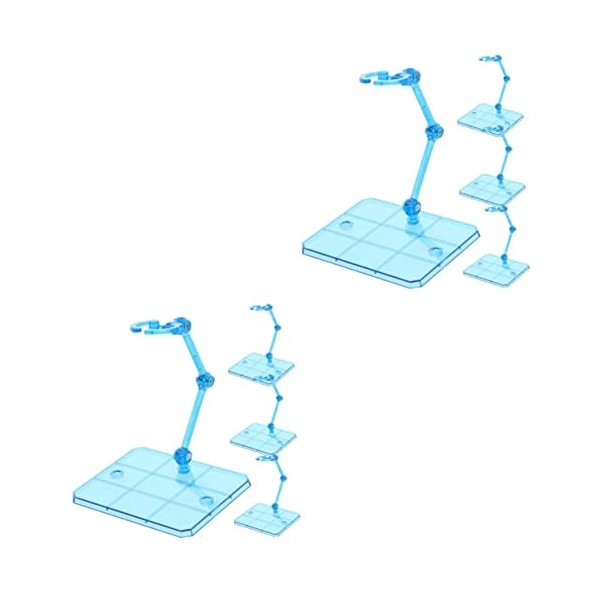 Toyvian 8 Pièces Support De Figurine daction Présentoir De Table Support De Poupée Résistant à lusure Support De Poupée Rég