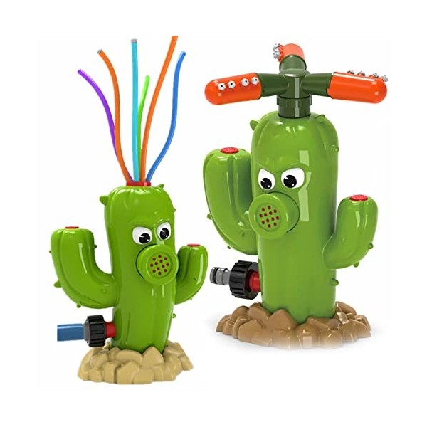 MayDONG Arroseur deau en forme de cactus en forme de dessin animé pour jardin, jouet pour enfants, jouet pour parc aquatique