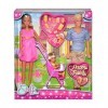 Simba - Steffi Love Famille Heureuse - 2 Poupées Mannequins 29cm + 1 Mini Poupée 12cm - Enceinte avec Bébé dans Ventre Amovib