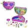 Polly Pocket Coffret Pastèque en Fête parfumé avec 2 mini-figurines Lila et son amie sirène, 12 accessoires et jeux aquatique