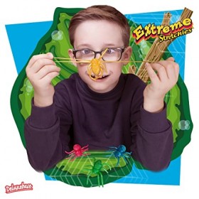 Extreme Stretchies - Araignée de Deluxebase. Lot de 4 Petits Jouets Extensibles en Forme danimaux Effrayants. Parfait pour L