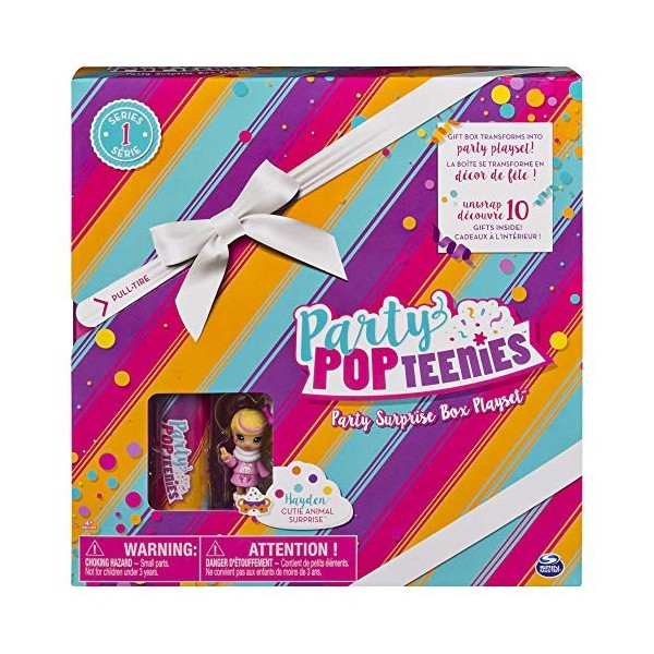 Party Popteenies - 6044091 - Mini poupées - Boîte de Fête Surprise