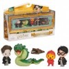 Wizarding World Harry Potter Cadeau Micro Magical Moments scène du Film et la Chambre des Secrets avec 5 Mini Figurines et Co