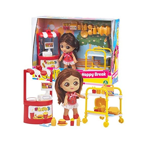 Giochi Preziosi Me Contro Te - Playset Fast Food avec Sofi et Accessoires pour Vos Hamburgers, pour Les Enfants à partir de 3