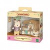 SYLVANIAN FAMILIES - 5015 - Le frère lapin chocolat et toilettes Multicolore