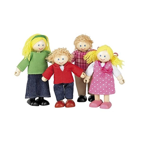 Tidlo T-0126 Dolls House Figurines Soft Dolls Playset, Mixed