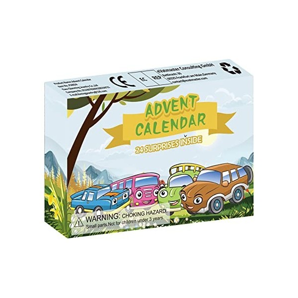 Advent Calendar 2022 for Kids Toys Car Boys and Girls Christmas Holiday