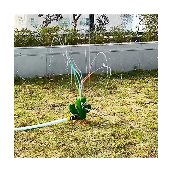 Cuawana Arroseur deau en forme de cactus pour jardin et extérieur