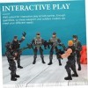 IMIKEYA 6 Pièces Modèle De Soldat Jouets pour Enfants Jouets pour Enfants Cosplay Jouets Éducatifs pour Enfants Mini Jouets J