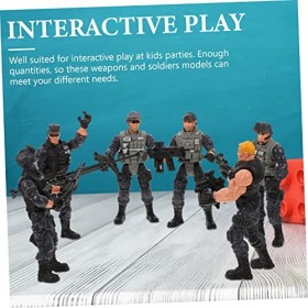 IMIKEYA 6 Pièces Modèle De Soldat Jouets pour Enfants Jouets pour Enfants Cosplay Jouets Éducatifs pour Enfants Mini Jouets J