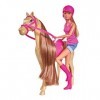 Simba - Steffi Love Adorable Cheval - Poupée Mannequin 29cm - Cavalière + Cheval et Accessoires - 105733052