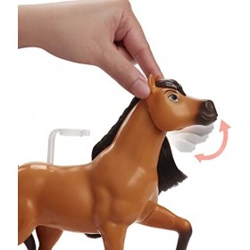 Dreamworks Spirit HHR35 – Kit de Jeu de Pique-Nique avec Cheval Spirituel et poupée Lucky Cheveux Bruns , Couverture, Panier