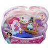 Coffret Aladdin : Jasmine et Son Tapis Magique au Palais + Accessoires - Mini-poupée - Set pour Disney Princesses + 1 Carte