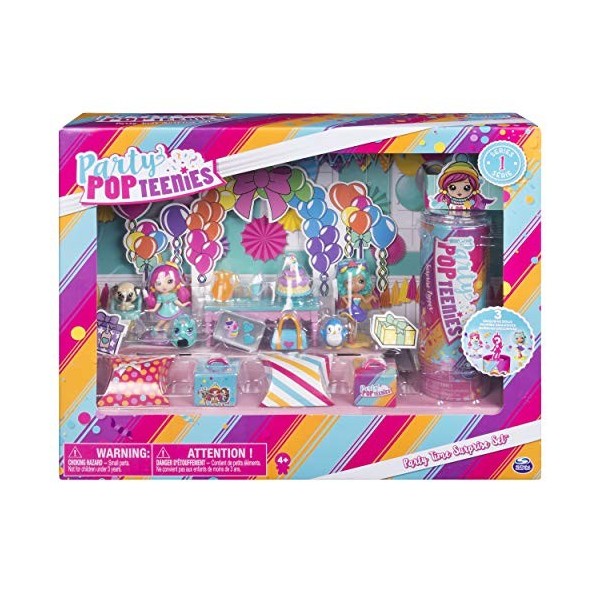 Party Popteenies - Coffret de Fête Set de 3 Poupées, 6045714