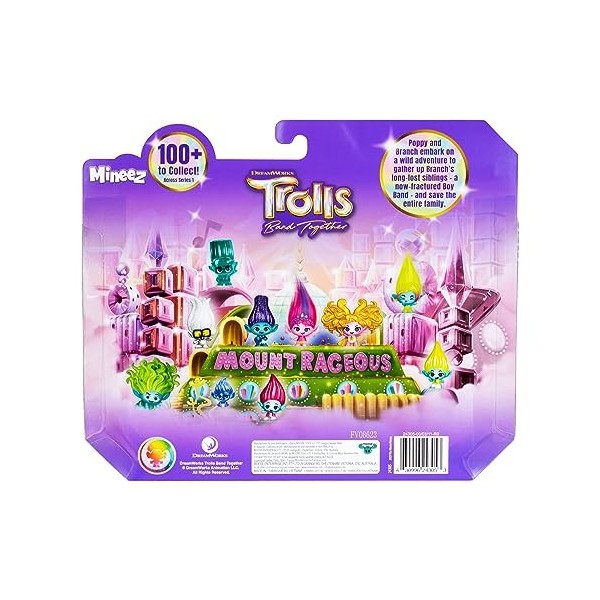 Trolls 3 DreamWorks-Coffret Concert de 11 Figurines Mineez, 24305, Multicolore