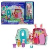 Enchantimals Coffret La Maison de Patter Paon avec mini-poupée, figurine animale Flap et 8 accessoires, jouet pour enfant, GY