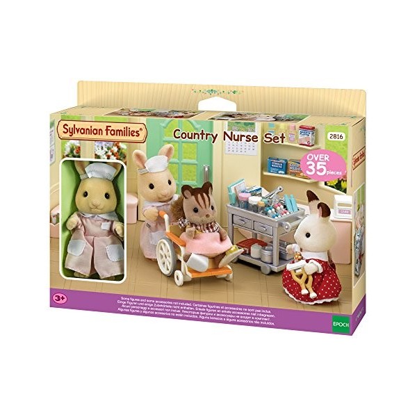 SYLVANIAN FAMILIES - Le Village - LInfirmière et Accessoires - 5094 - Santé - Mini Poupées Multicolore