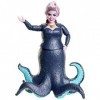 Disney La Petite Sirène Poupée Ursula Articulée, Avec Cheveux Lavande Ébouriffés, Tentacules, Collier Amovible Et Détails Sci