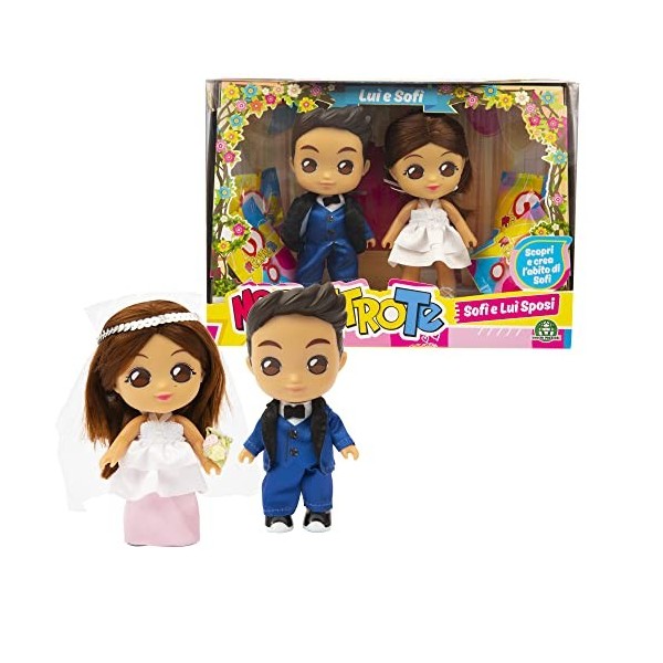 Giochi Preziosi Me Contro Te - Cutie Doll Couple Rêve de Mariage, Sofì et Luì Se Marient, Robes et précieux Accessoires pour 