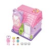 Maisons de poupées pour Filles | Ensemble de Jeu pour Tout-Petits avec lumières Magiques,Meubles de Maison de poupée de rêve,