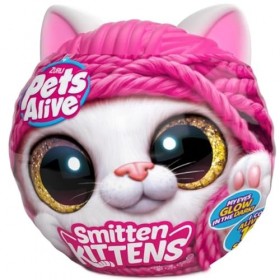 ZURU Pets Smitten Peluche interactive pour chaton Taille S